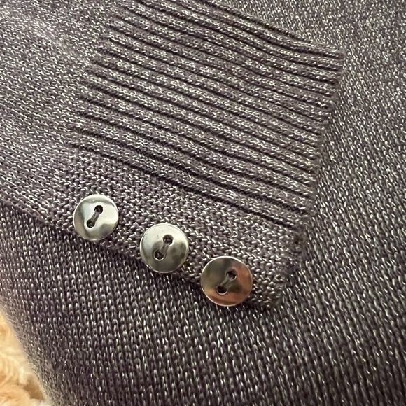 JOSEPH A. METALLIC SWEATER never used size S/M. - Picture 3 of 12